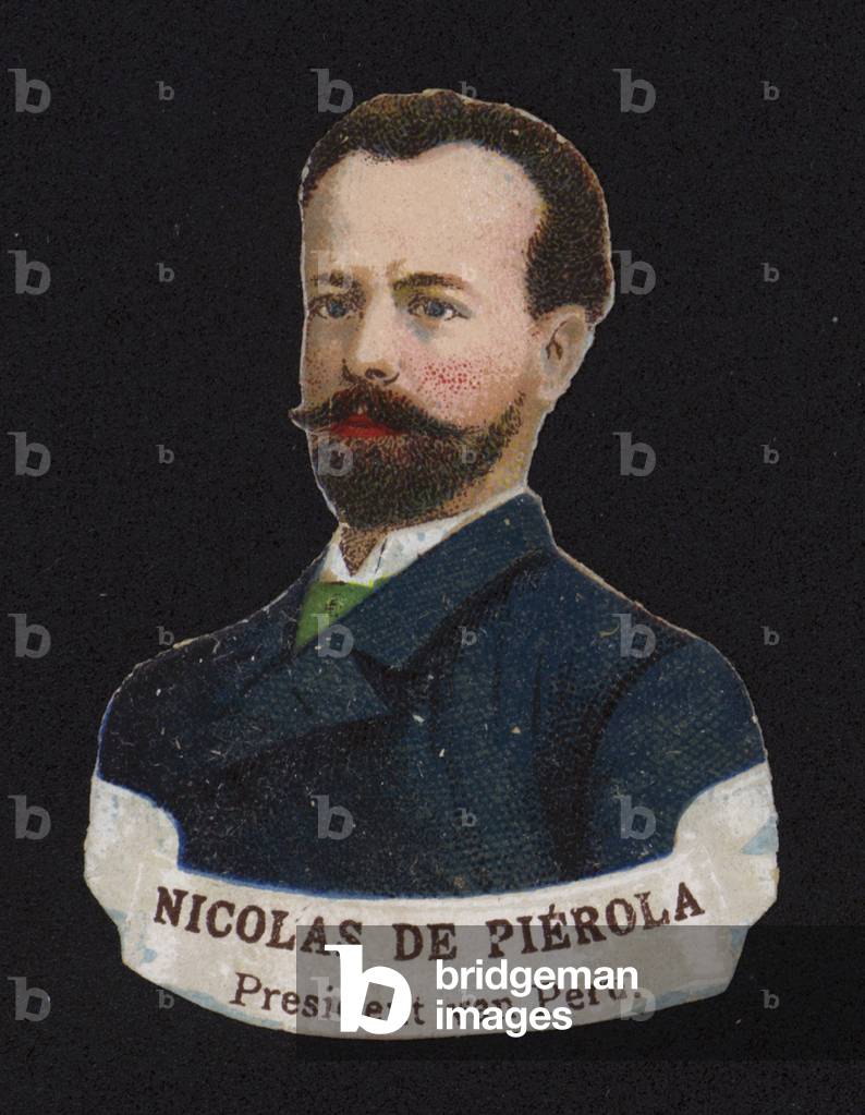 Nicolas de Pierola, President of Peru (chromolitho)