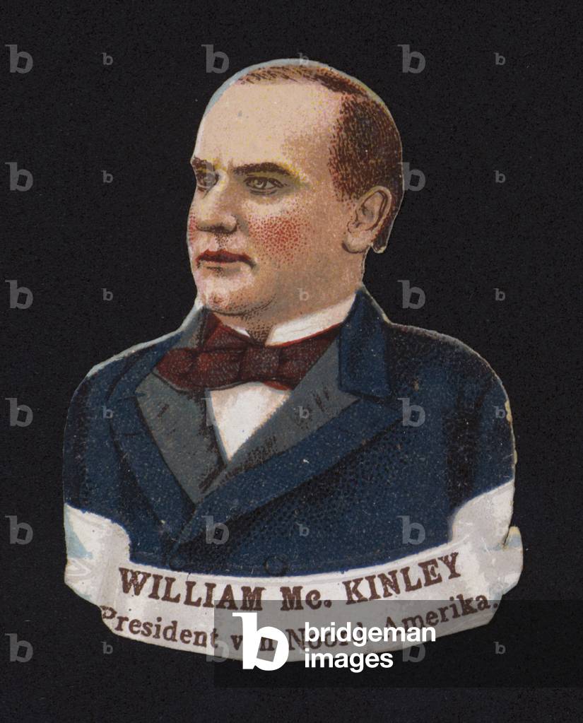William McKinley, 25th President of the United States (chromolitho)
