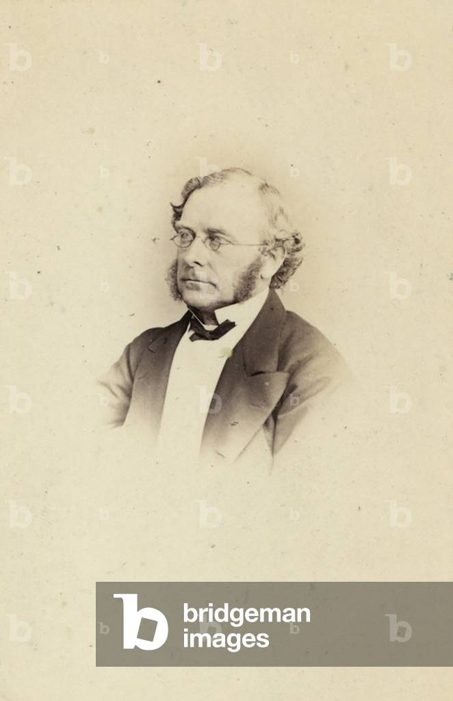 Sir Thomas Spencer Wells (1818-1897), Medical Professor and President of the Royal College of Surgeons of England (b/w photo)