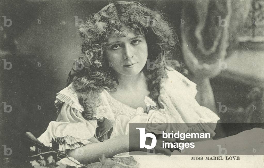 Mabel Love, British dancer and stage actress (b/w photo)