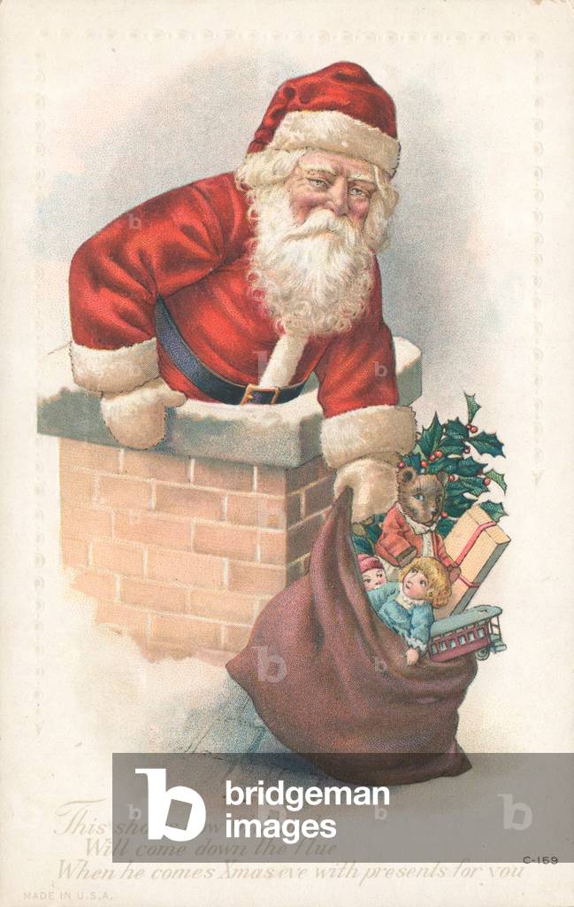 British Christmas card (colour litho)