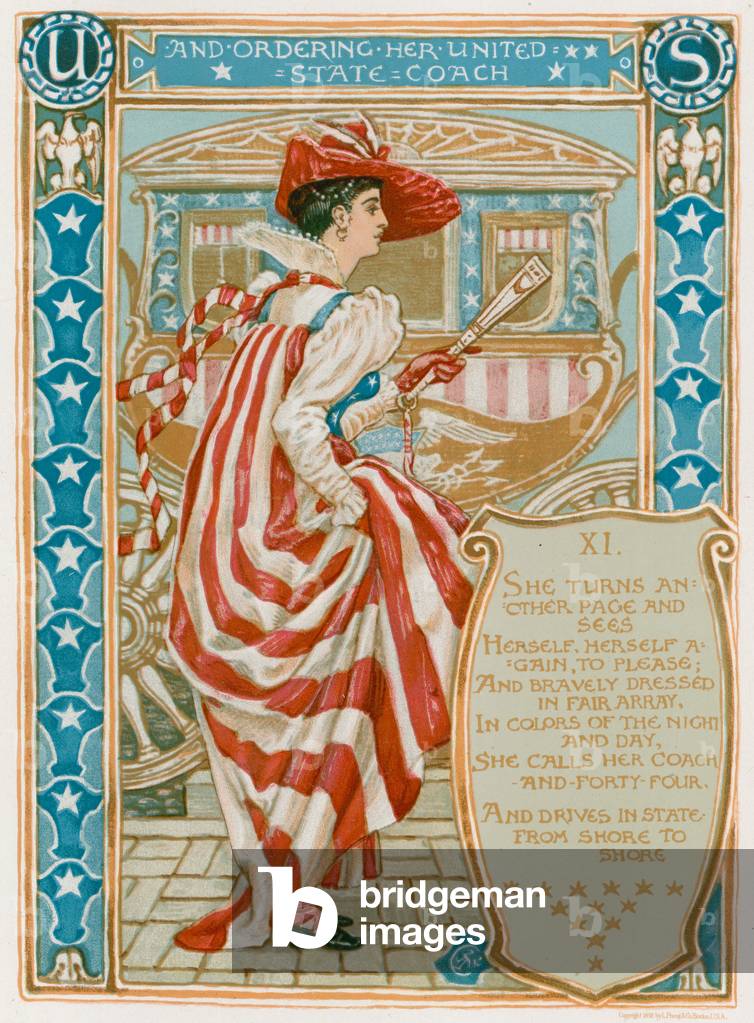 And ordering her United State Coach (colour litho)