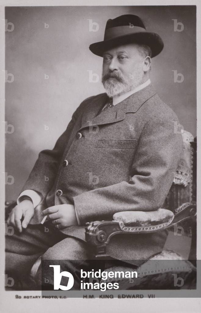 King Edward VII (b/w photo)