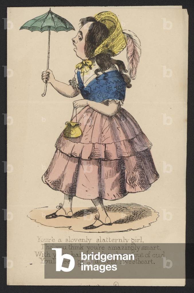 Vinegar Valentine card (colour litho)