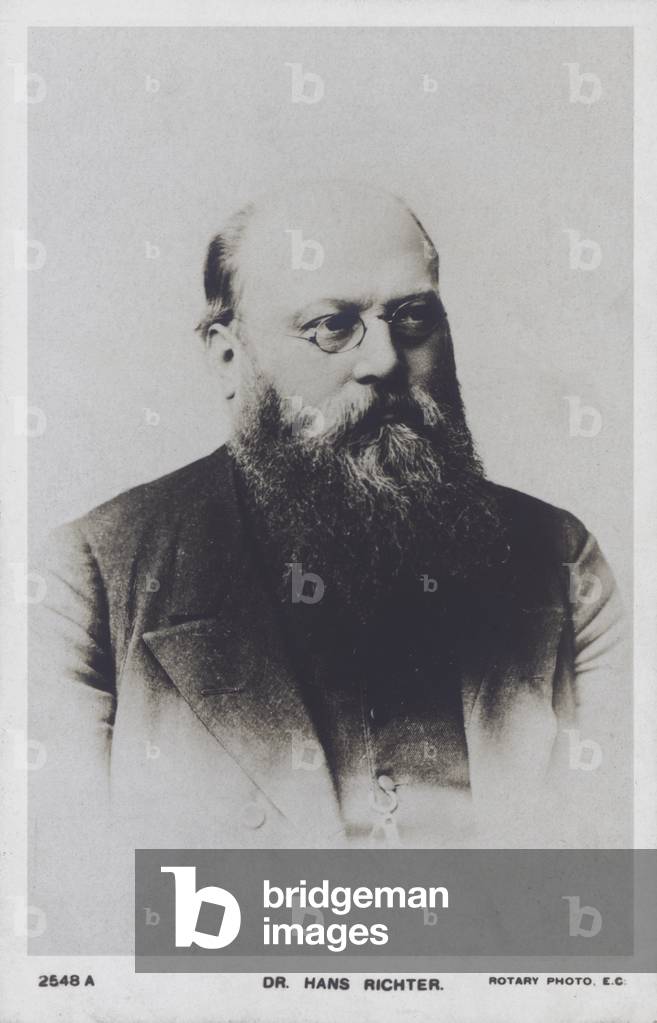 Hans Richter, AustrianHungarian conductor (b/w photo)