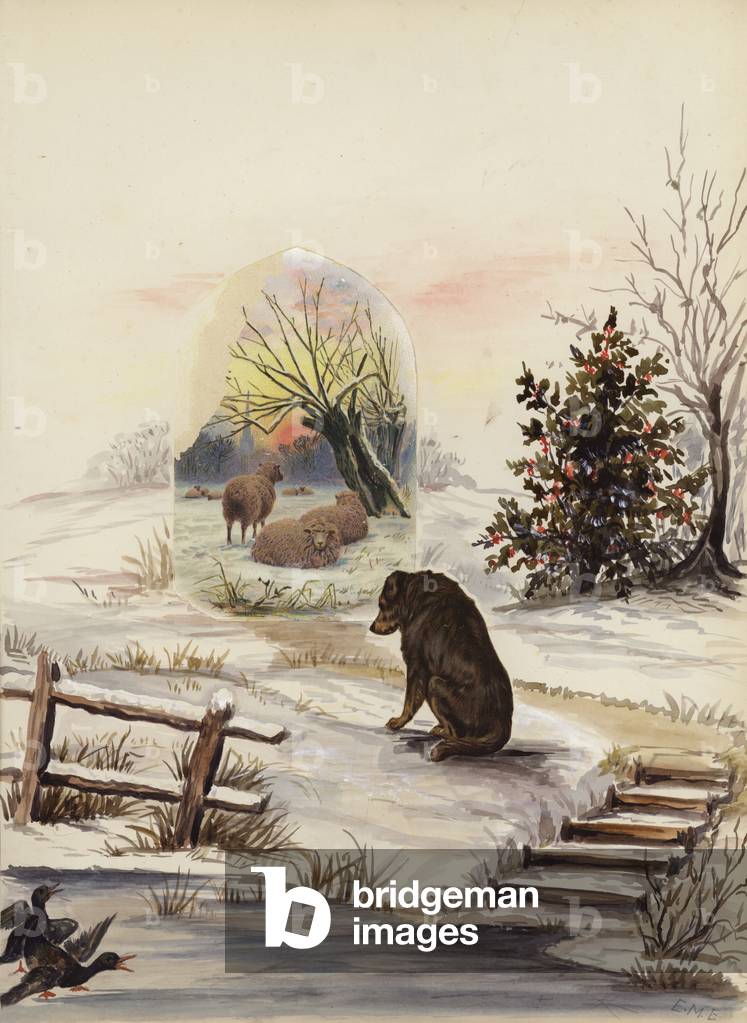Page from late Victorian scrapbook (multimedia)
