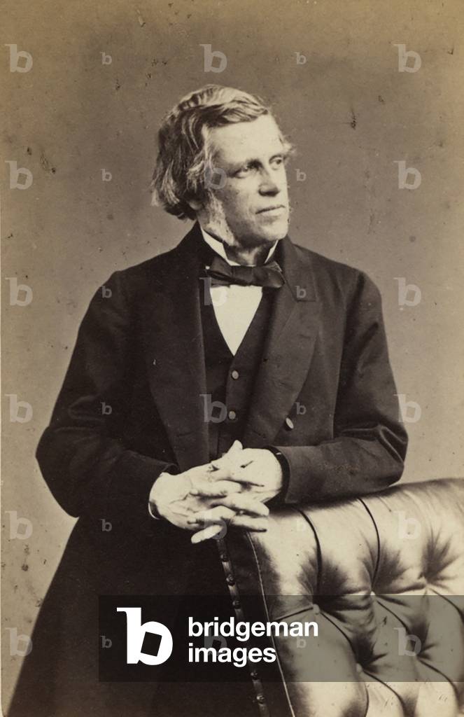 Sir William Bowman (1816-1892), Anatomist and Ophthalmic Surgeon (b/w photo)