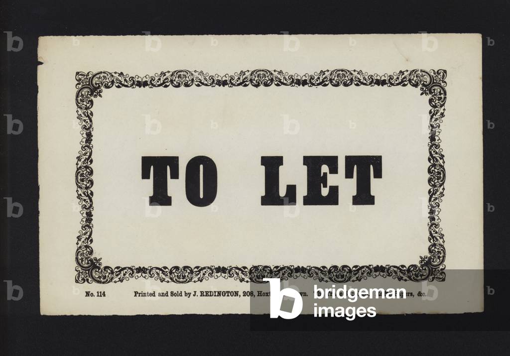 Advertisement: To Let (type)