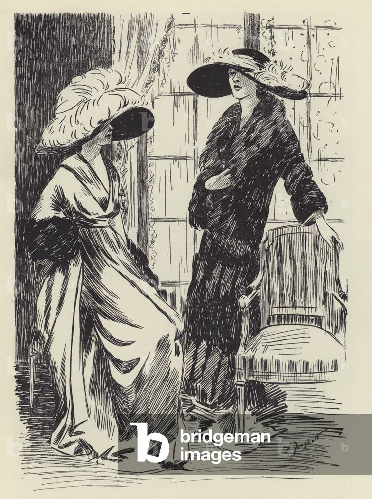 Paris fashion, c1910 (litho)