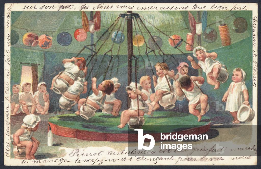 French greetings card (colour litho)