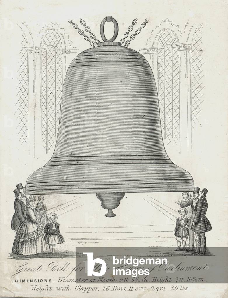 The original Big Ben (engraving)