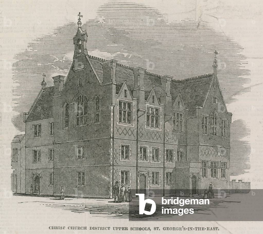Christ Church District Upper Schools (engraving)