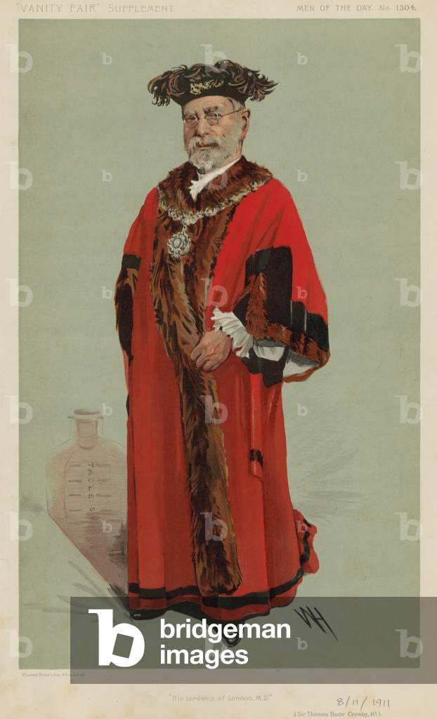 Sir Thomas Boor Crosby (colour litho)