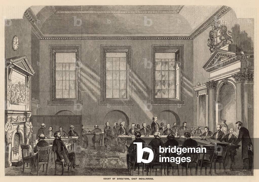 Court of Directors, East India House (engraving)