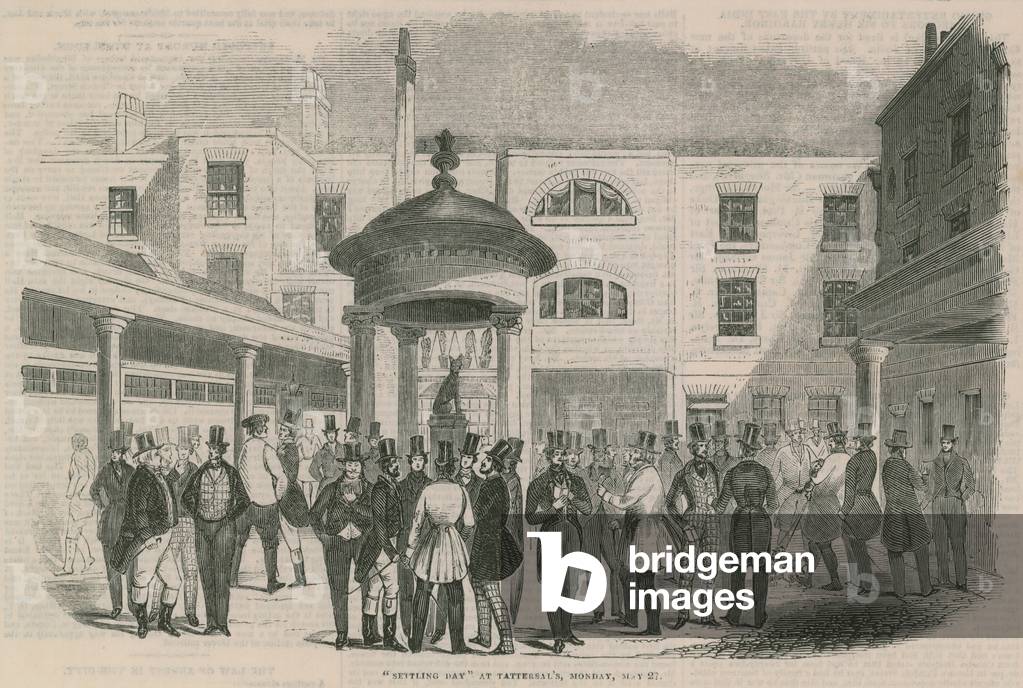 Settling Day at Tatersalls (engraving)
