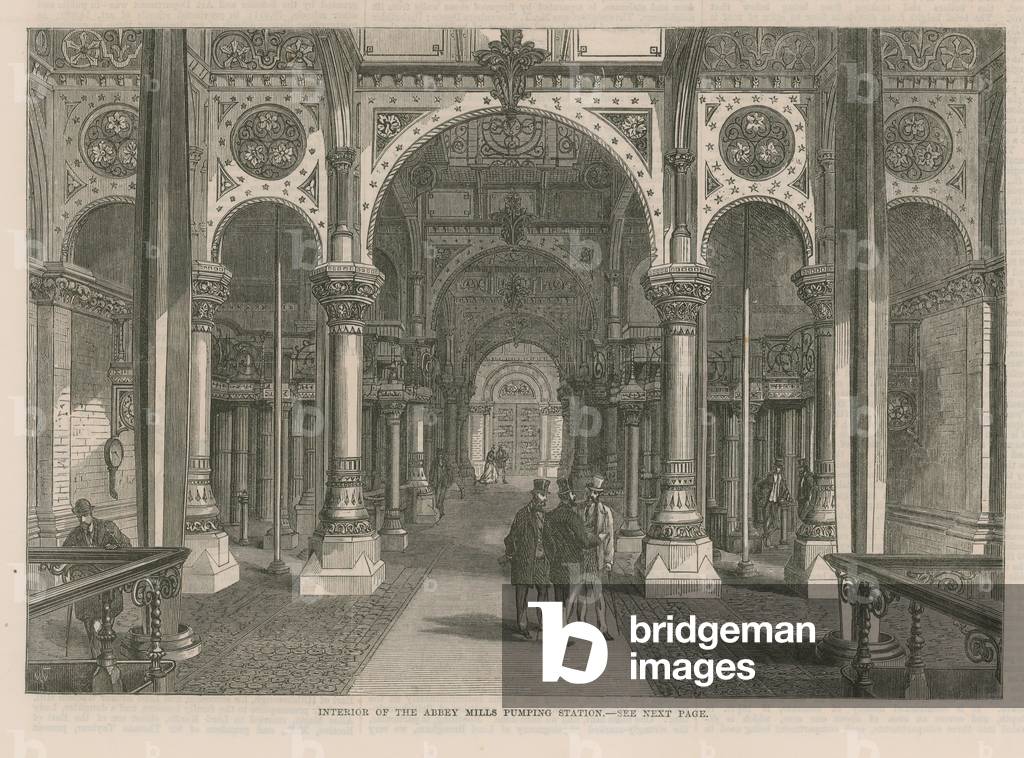 Abbey Mills Pumping Station (engraving)