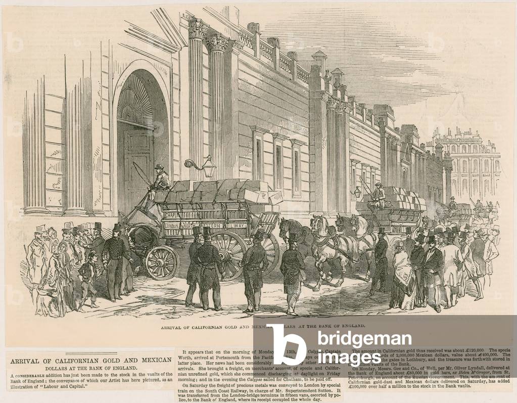 Bank of England, Sir John Soane's fronts (engraving)