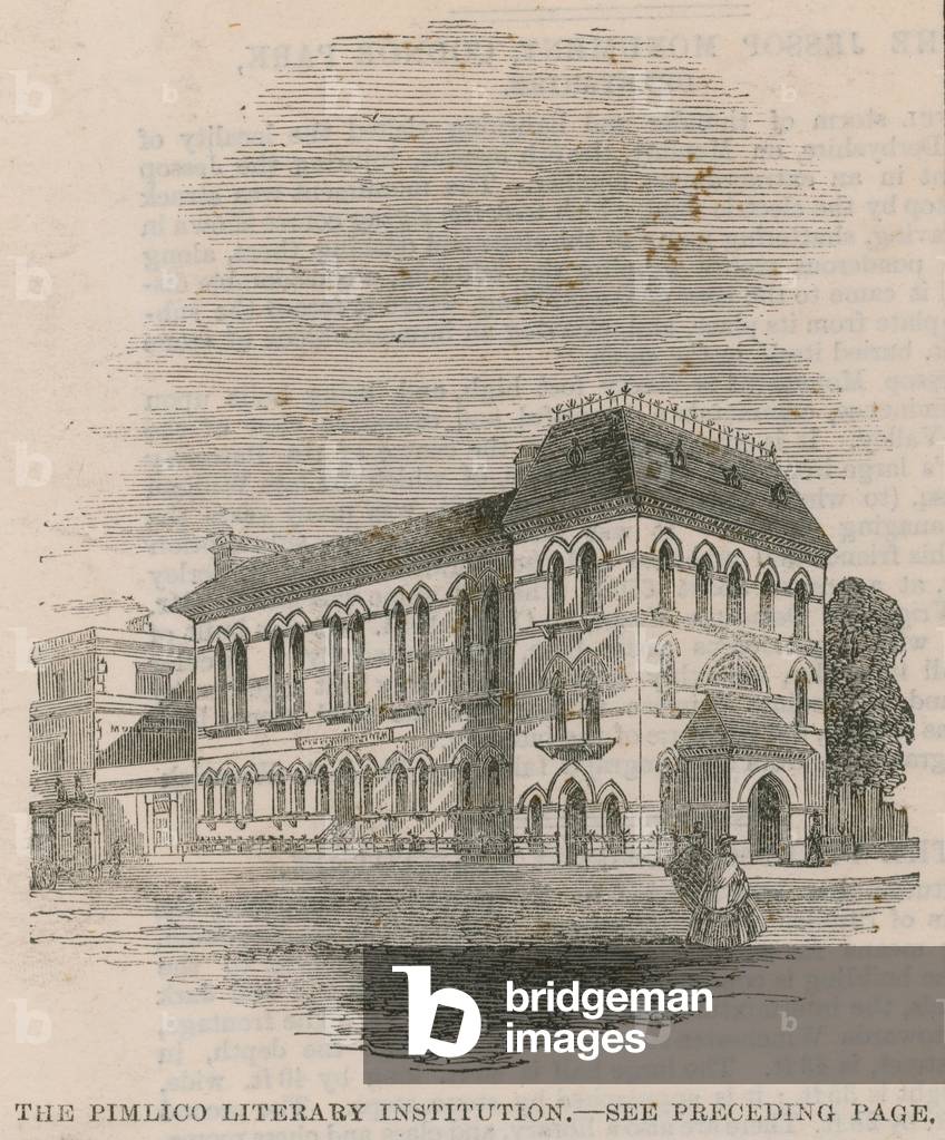 The Pimlico Literary Institution (engraving)
