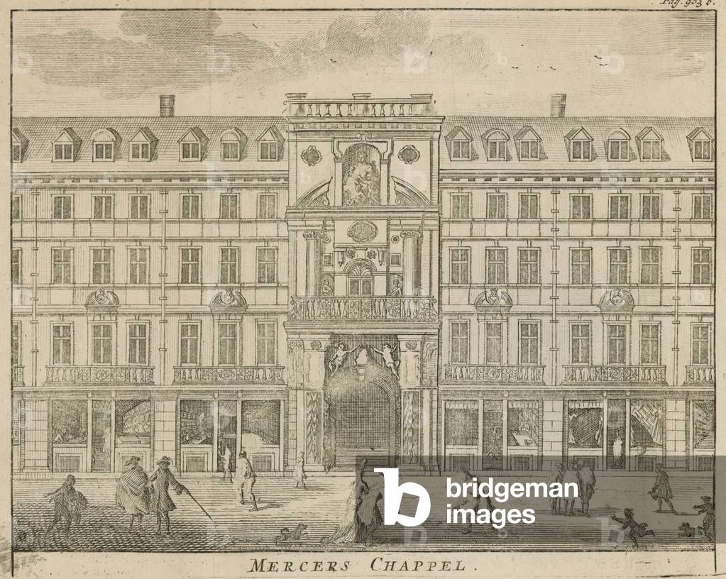 Mercers Chapel, London (engraving)