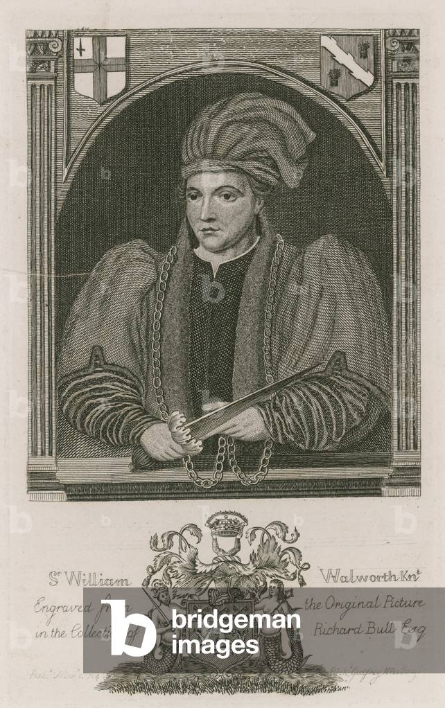 Sir William Walworth, Lord Mayor of London, 1370 (engraving)