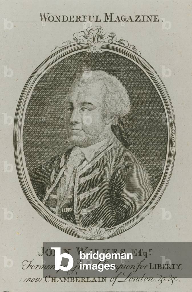 John Wilkes, formerly a great champion of liberty, now Chamberlain of London (engraving)