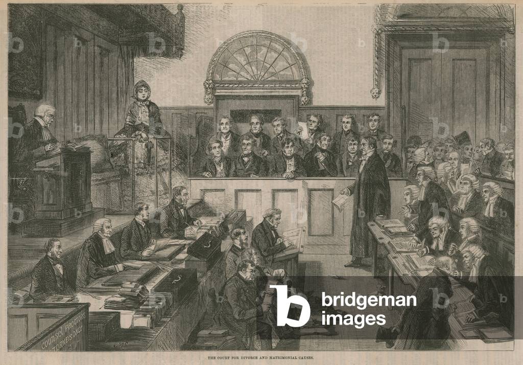 The Court for Divorce and Matrimonial Causes (engraving)