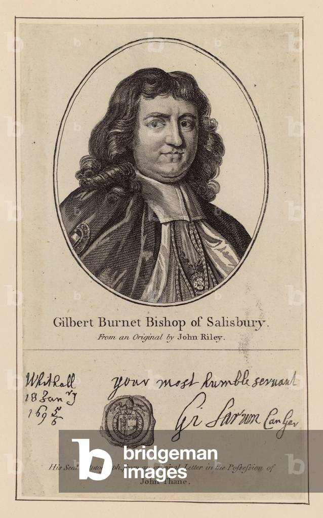 Gilbert Burnet, Bishop of Salisbury (engraving)