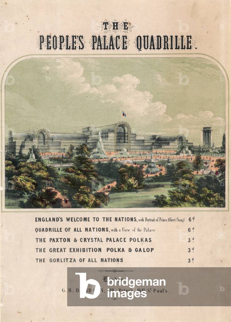 The People's Palace Quadrille (colour litho)