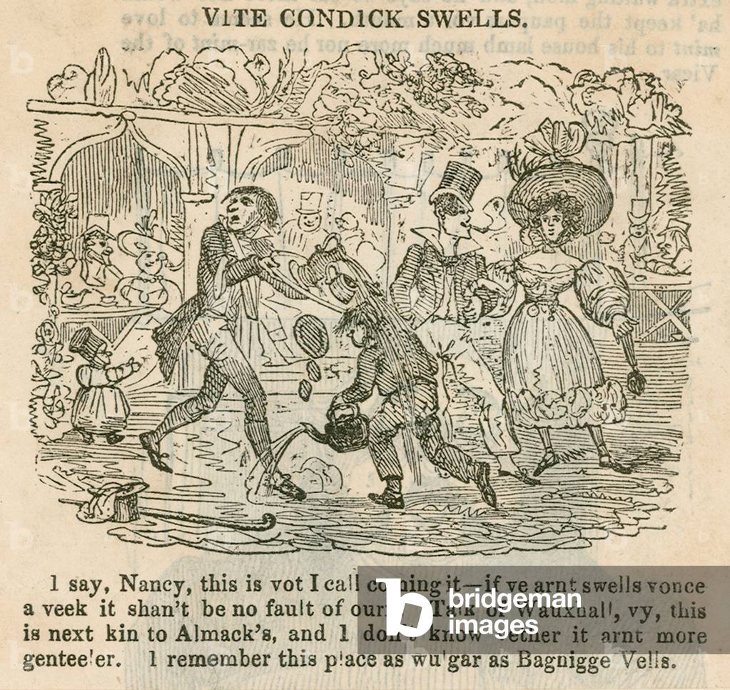 Cartoon - Vite Condick Swells (engraving)