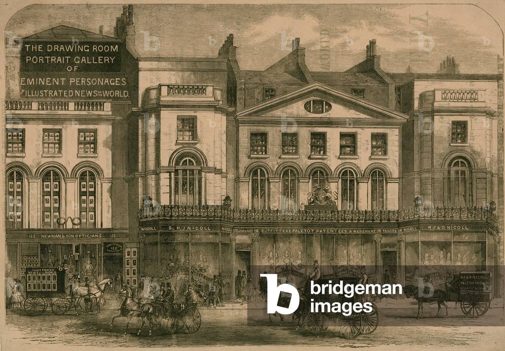 Regent Street, London, east side (engraving)