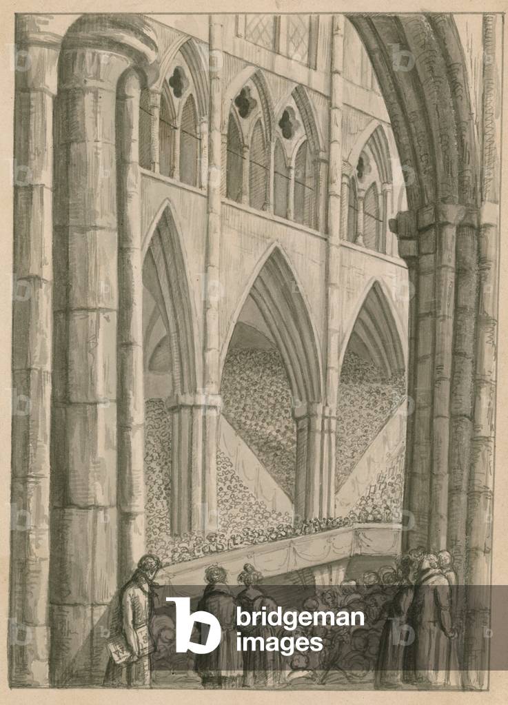 Second Handel Commemoration Festival, 24 June 1834 (engraving)