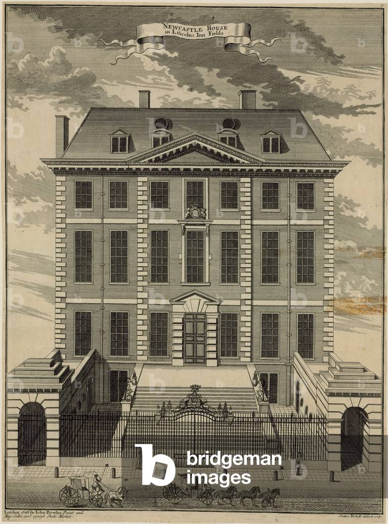Newcastle House in Lincoln's Inn Fields (engraving)