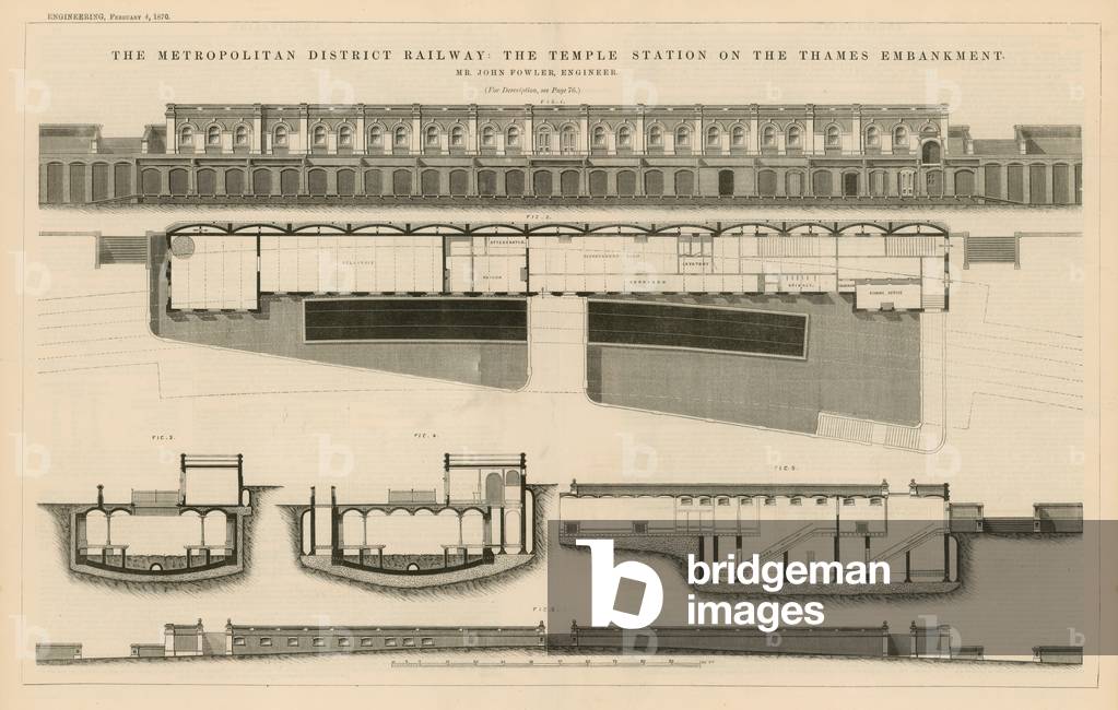 The Metropolitan District Railway (engraving)