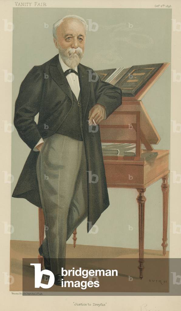 Monsieur Henri Brisson (colour litho)
