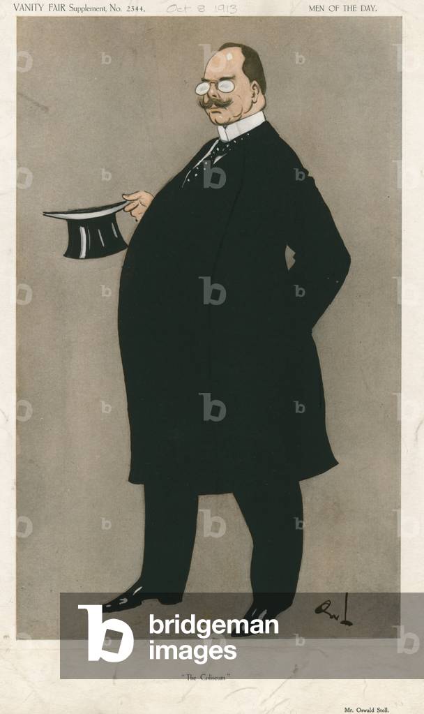 Oswald Stoll.  The Coliseum (colour litho)