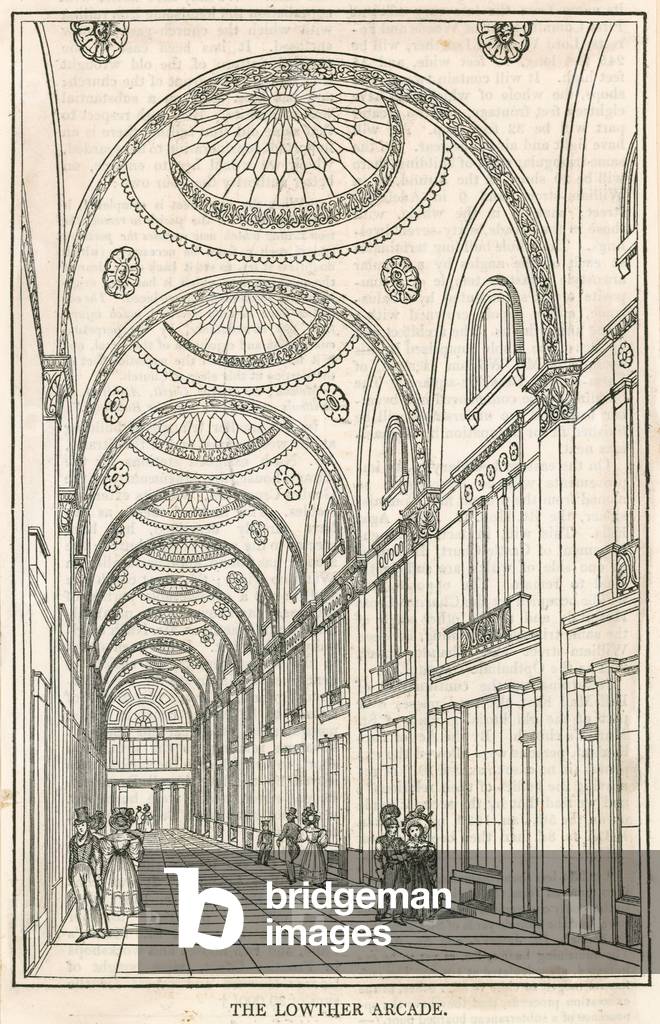 Lowther Arcade, Strand, London (engraving)