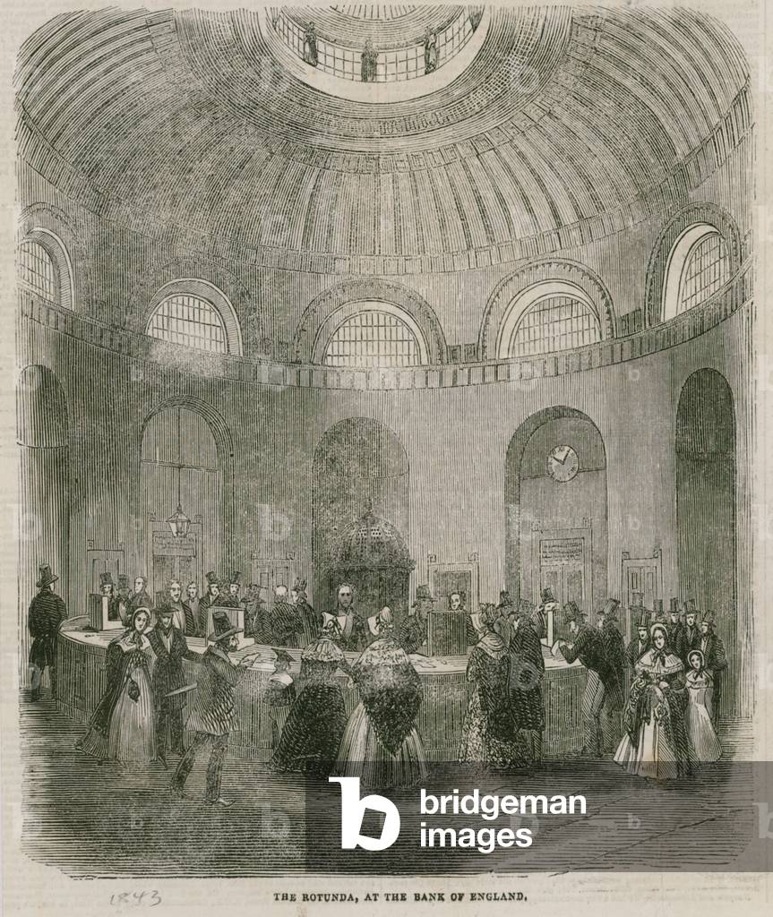 Bank of England, Sir John Soane's Rotunda (engraving)