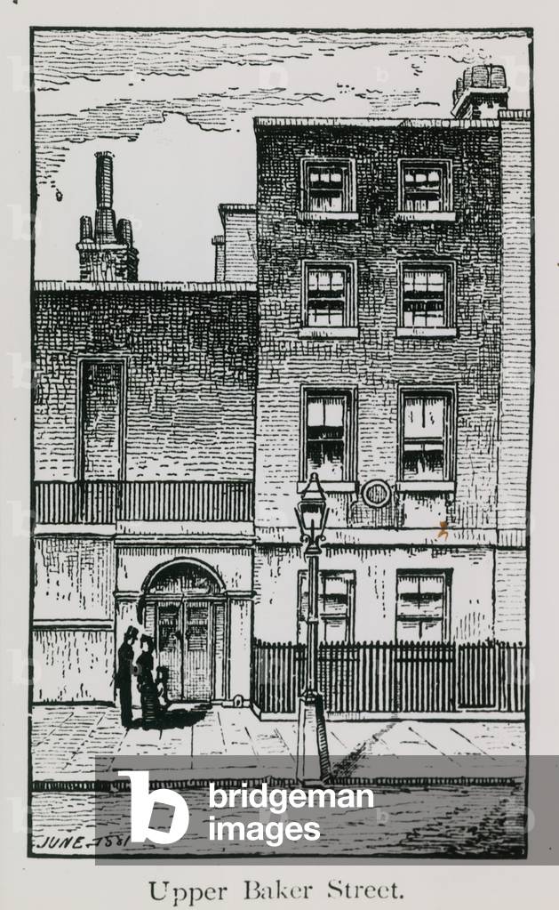 The home of actress Sarah Siddons (engraving)