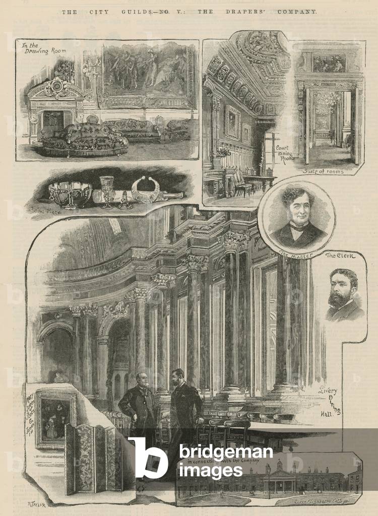 The City Guilds: The Drapers' Company (engraving)