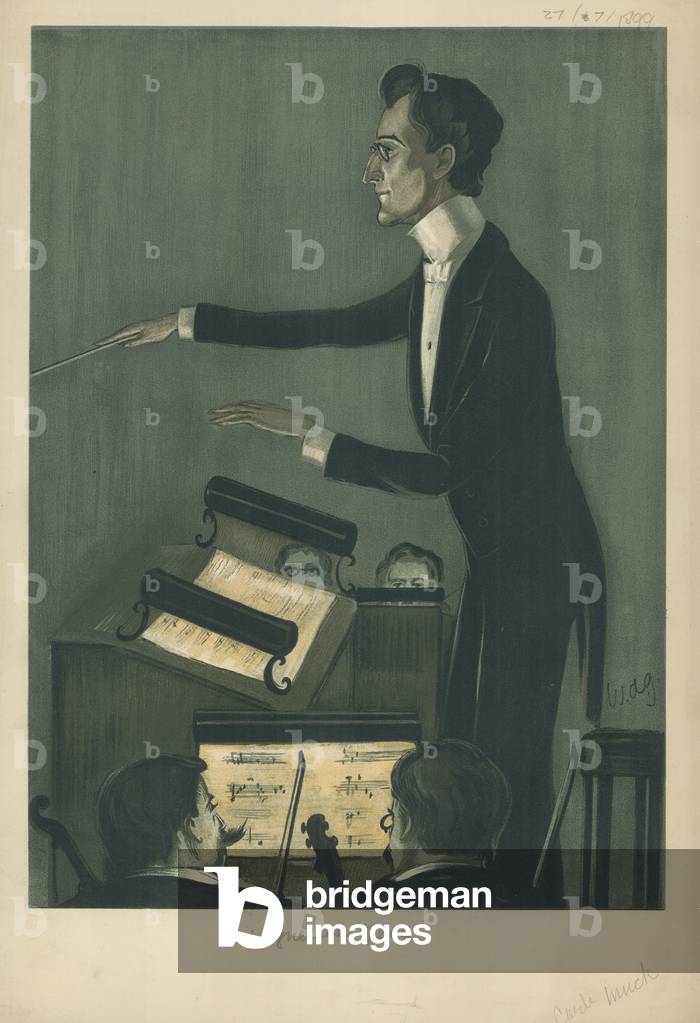 Dr Carl Muck (colour litho)