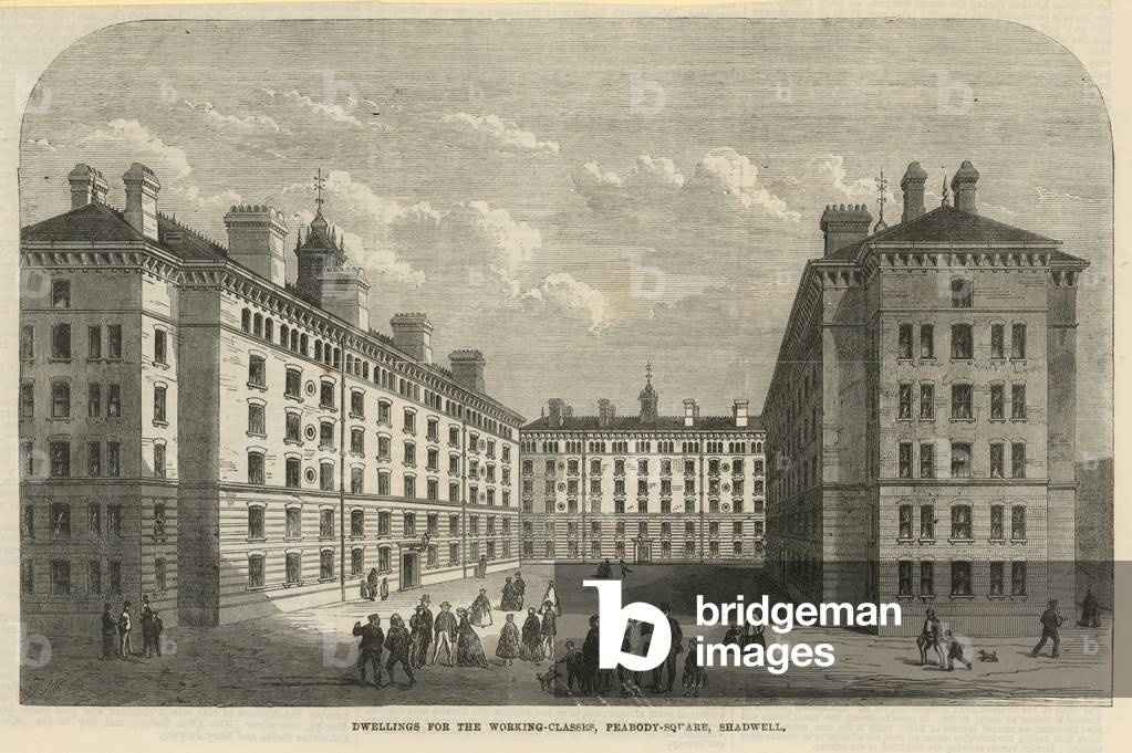 Peabody Square in Shadwell (engraving)
