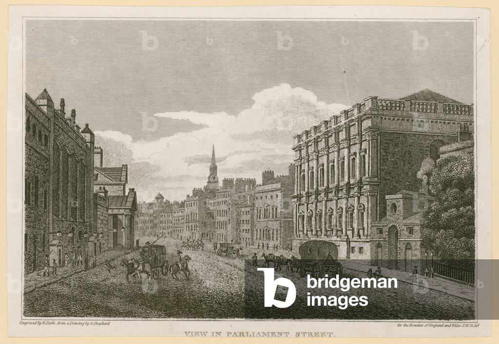 View in Parliament Street (engraving)