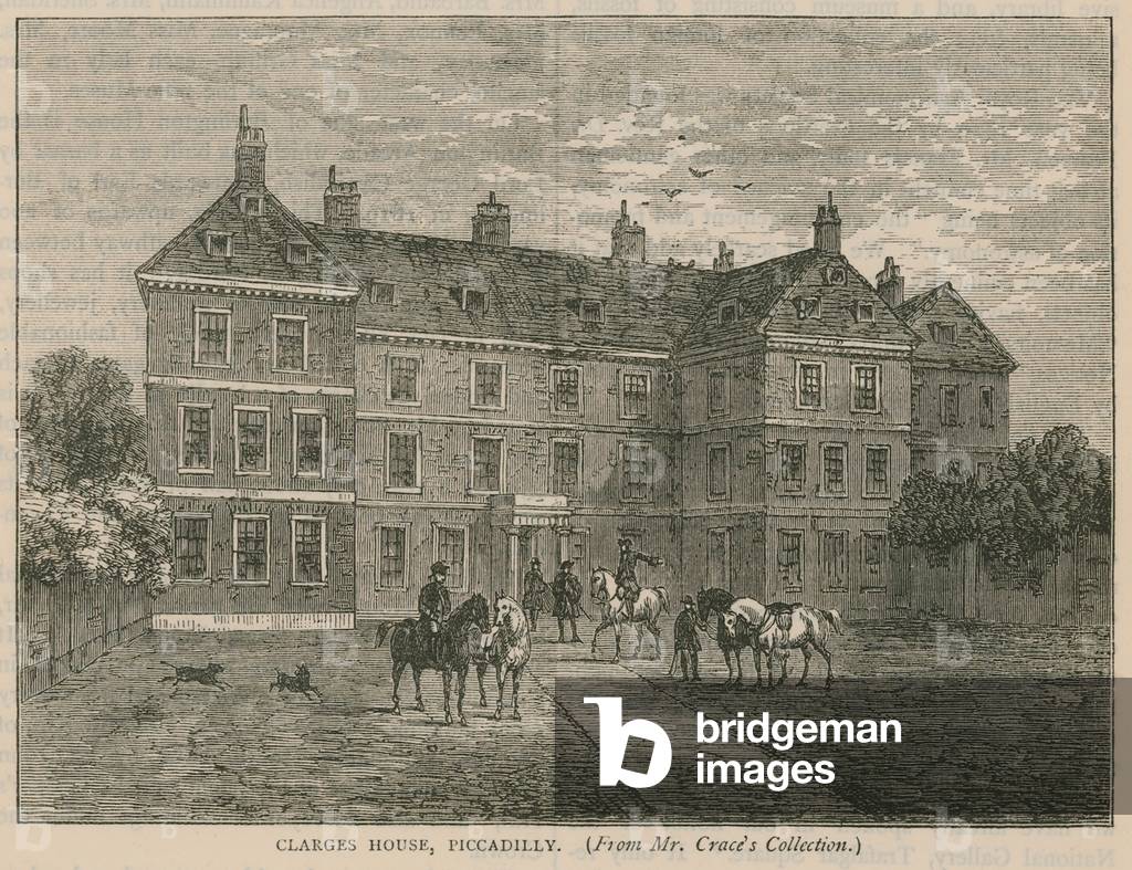 Clarges House, Piccadilly, London (engraving)