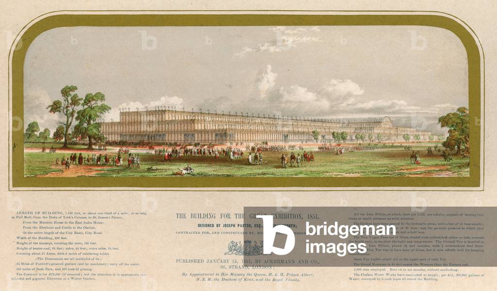 Great Exhibition, 1851 (coloured engraving)