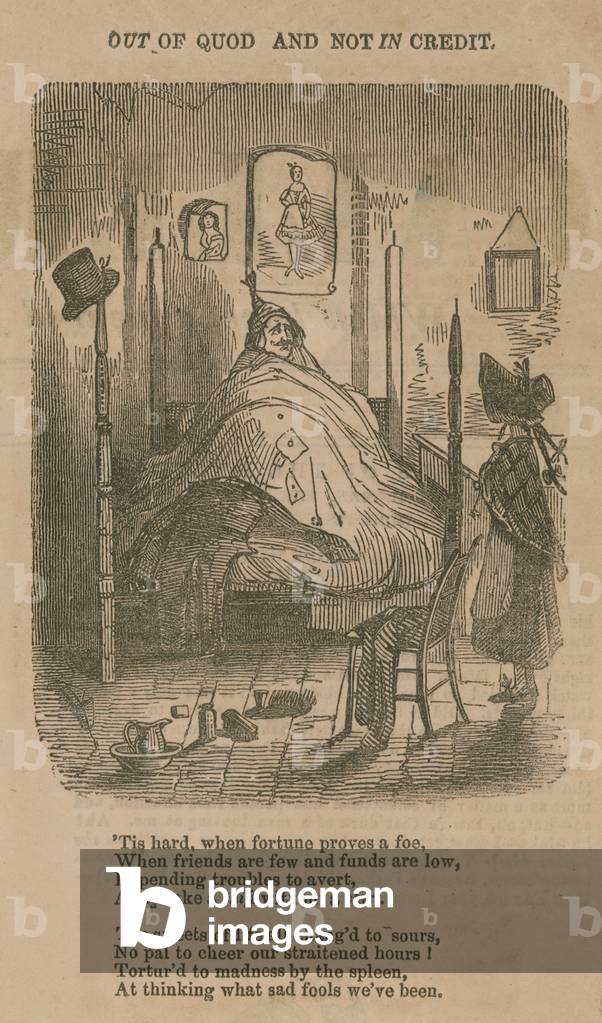 Out of Quod and not in credit (engraving)