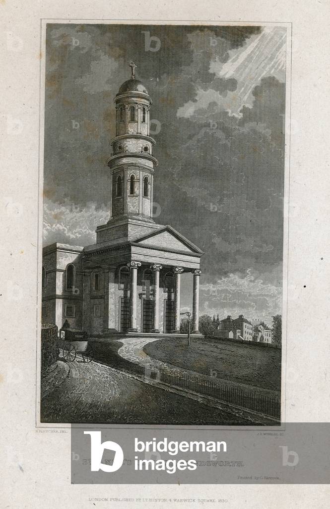 St Anne's Church, Wandsworth (engraving)