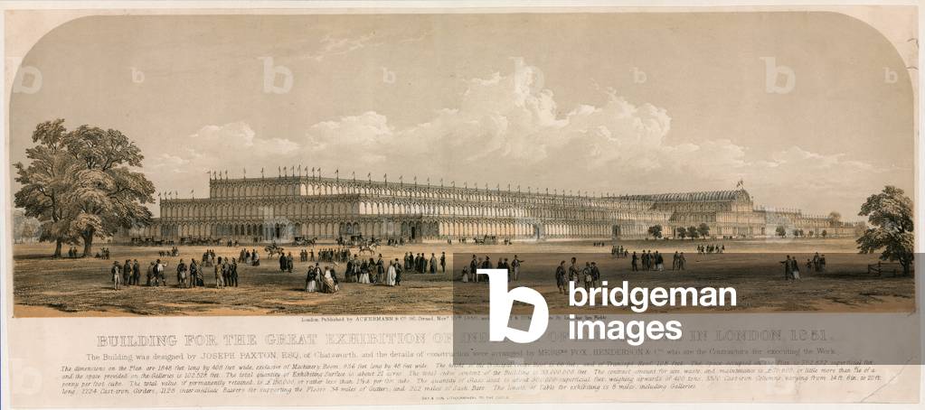 Great Exhibition, 1851 (coloured engraving)