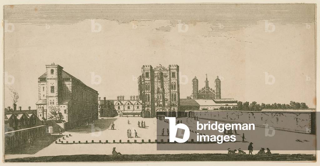 Whitehall in the 17th century (engraving)