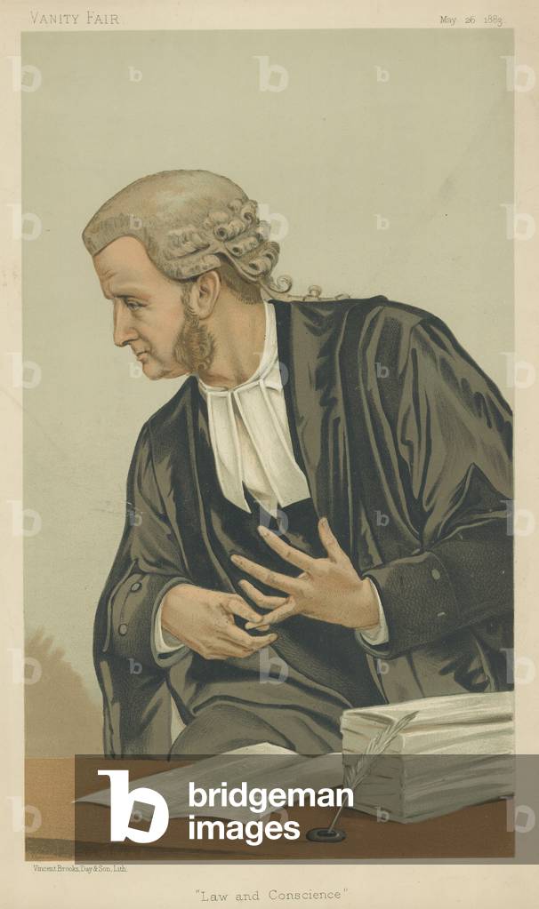 Mr Richard Everard Webster (colour litho)