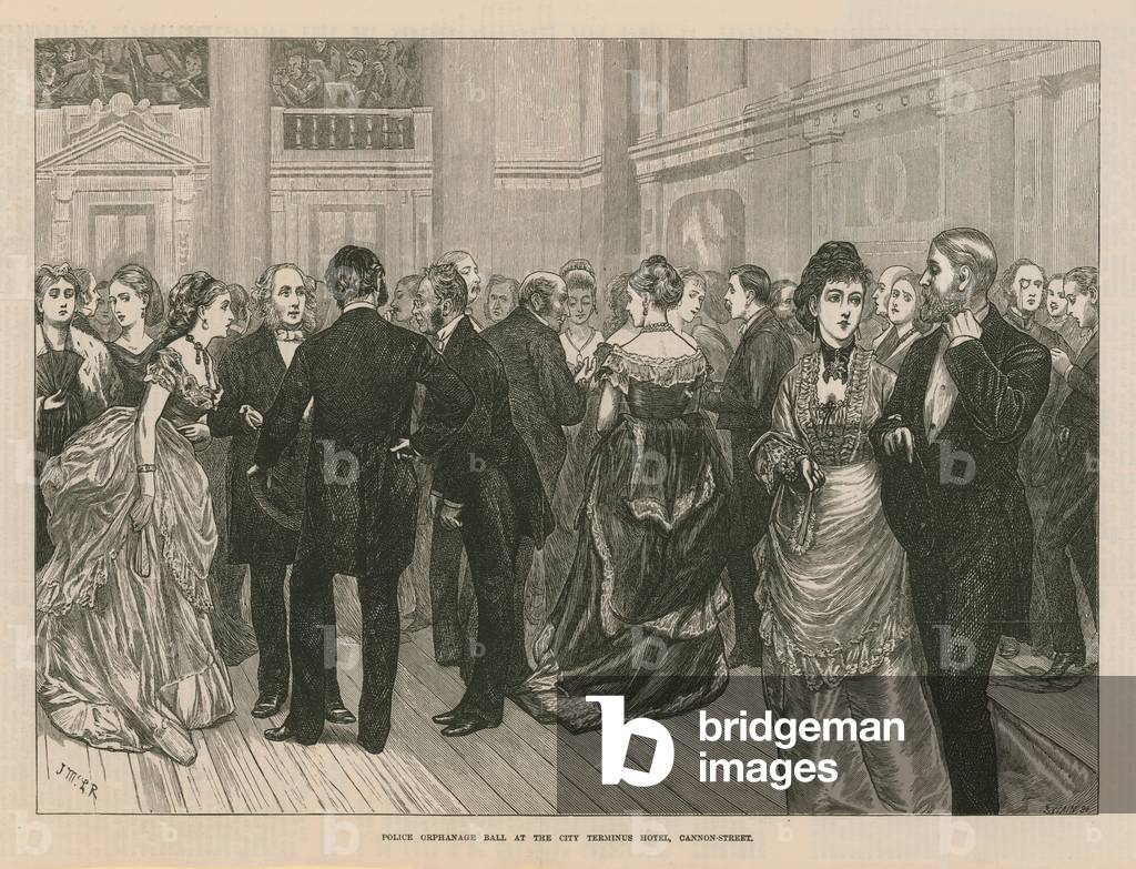 Police Orphanage Ball at the City Terminus Hotel (engraving)